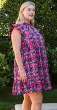 Load image into Gallery viewer, Blossom Floral Ruffle Dress