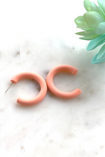 Load image into Gallery viewer, Cindy Color Block Hoops