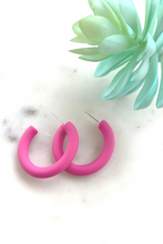 Load image into Gallery viewer, Cindy Color Block Hoops