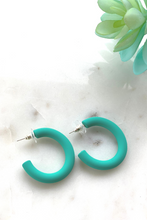 Load image into Gallery viewer, Cindy Color Block Hoops