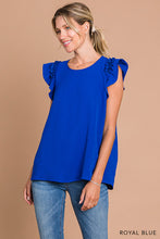 Load image into Gallery viewer, Jessica Air Flow Ruffle Short Sleeve Top
