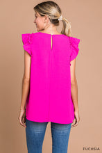 Load image into Gallery viewer, Jessica Air Flow Ruffle Short Sleeve Top
