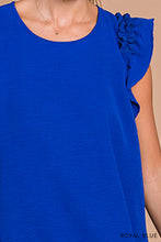 Load image into Gallery viewer, Jessica Air Flow Ruffle Short Sleeve Top
