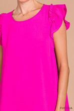 Load image into Gallery viewer, Jessica Air Flow Ruffle Short Sleeve Top
