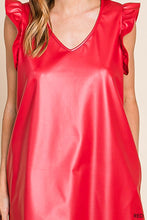 Load image into Gallery viewer, Ivy Women&#39;s Ruffle Sleeve V Neck Dress
