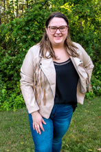 Load image into Gallery viewer, Quinn Leather Fringe Jacket
