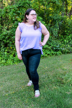 Load image into Gallery viewer, Josie Lavender Ruffle Sleeve Top
