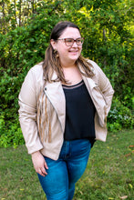 Load image into Gallery viewer, Quinn Leather Fringe Jacket
