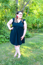 Load image into Gallery viewer, Parker Black Ruffle Dress
