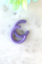 Load image into Gallery viewer, Cindy Color Block Hoops
