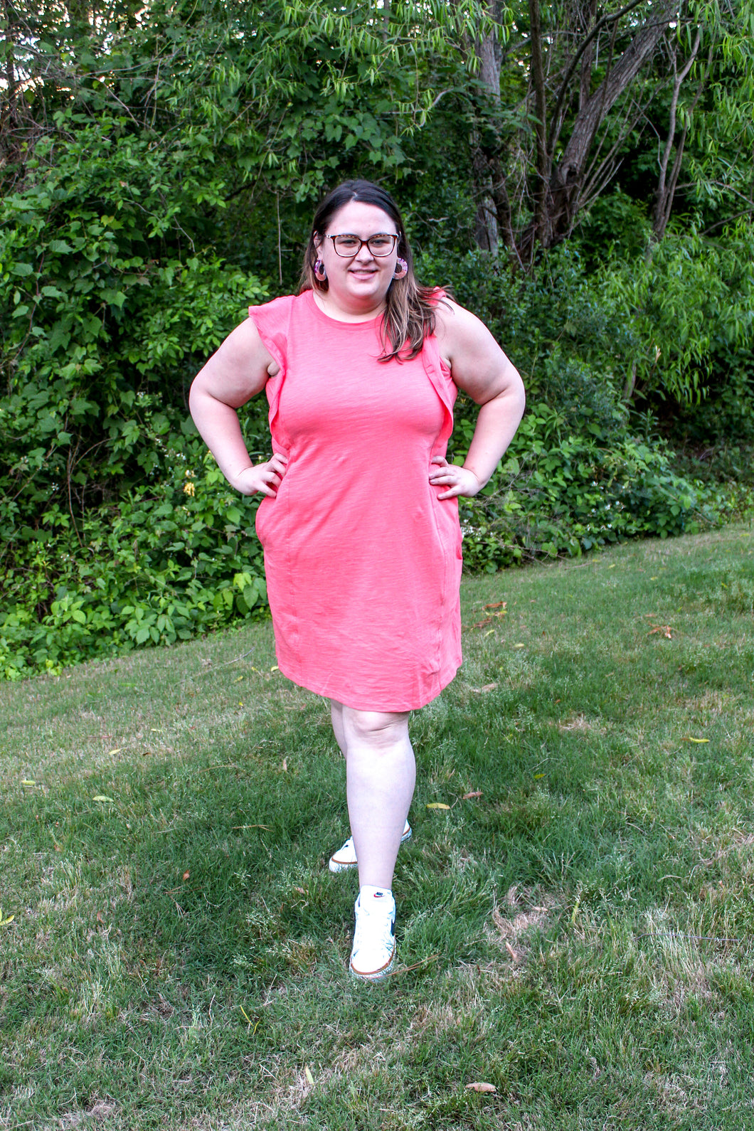 Nola Coral Dress