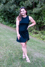 Load image into Gallery viewer, Hazel Black Ribbed Dress
