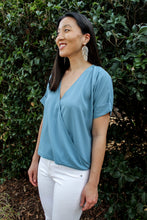 Load image into Gallery viewer, Essie Draped Front Top
