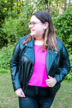 Load image into Gallery viewer, Quinn Leather Fringe Jacket
