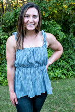 Load image into Gallery viewer, Fiona Gingham Top
